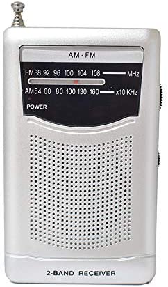 AM FM Radio, Battery Operated Radio, Portable Pocket Radio with Best  Reception for Indoor/Outdoor Use, Transistor Radio with Headphone Jack, by  MIKA (Black) 