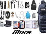 MIKA Premium 4 People 72 Hours Emergency Bug Out Survival Gear Equipment Backpack, Natural Disasters Supplies and Preparedness Kit