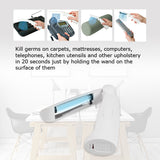SEAGO PORTABLE ULTRAVIOLET DISINFECTION UVC SANITIZER KILLS 99.9% OF ALL GERMS, VIRUSES, AND BACTERIA.