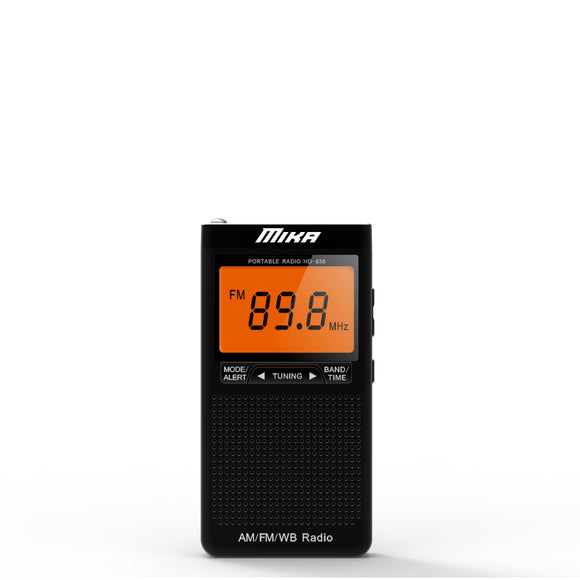 NOAA AM FM Radio, Battery Operated Radio, Portable Pocket Transistor Radio
