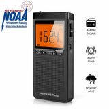 NOAA AM FM Radio, Battery Operated Radio, Portable Pocket Transistor Radio